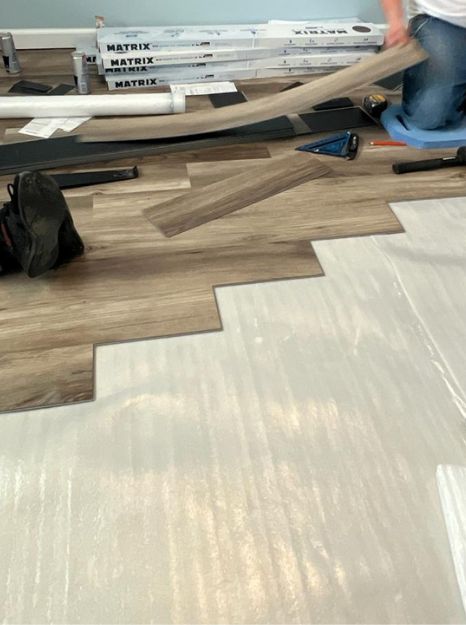 Laminate wood Flooring install
